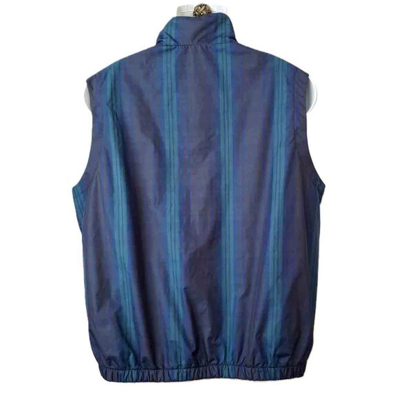 Brooks Brothers Country Club Windbreaker Vest Green Blue Brown Men's Size M - Picture 2 of 3